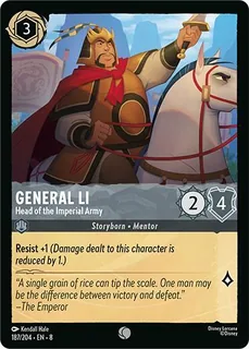General Li - Head of the Imperial Army 187/204/204