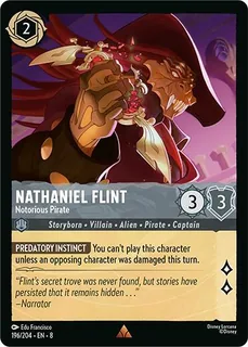 Nathaniel Flint - Notorious Pirate 196/204/204