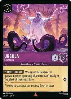 Ursula - Sea Witch 37/204/204
