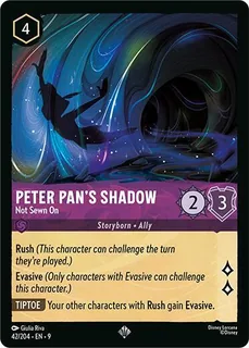 Peter Pan's Shadow - Not Sewn On 42/204/204