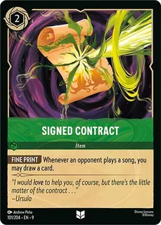 Signed Contract 101/204/204