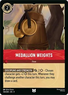 Medallion Weights 134/204/204