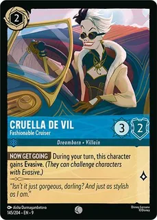 Cruella De Vil - Fashionable Cruiser 145/204/204