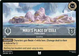 Maui's Place of Exile - Hidden Island 204/204/204