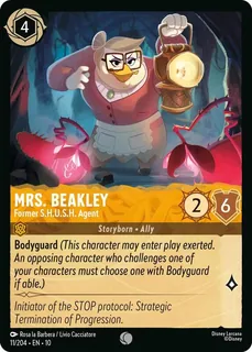 Mrs. Beakley - Former S.H.U.S.H. Agent 11/204/204