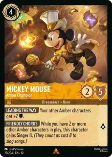 Mickey Mouse - Amber Champion 23/204/204