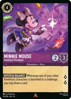 Minnie Mouse - Amethyst Champion 35/204/204