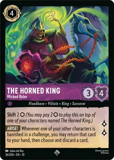 The Horned King - Wicked Ruler 36/204/204