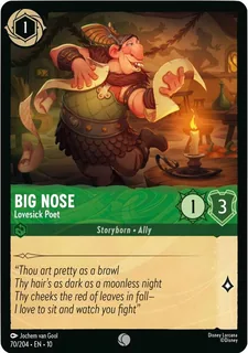 Big Nose - Lovesick Poet 70/204/204