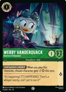 Webby Vanderquack - Mystery Enthusiast 73/204/204