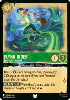 Flynn Rider - Spectral Scoundrel 81/204/204