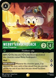 Webby Vanderquack - Junior Prospector 93/204/204