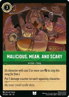 Malicious, Mean, and Scary 97/204/204
