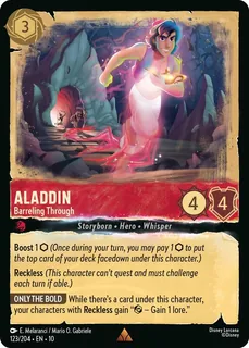 Aladdin - Barreling Through 123/204/204