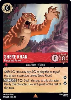 Shere Khan - Fierce and Furious 128/204/204