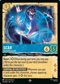 Scar - Eerily Prepared 153/204/204
