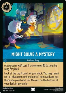 Might Solve a Mystery 163/204/204
