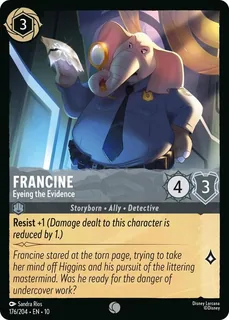 Francine - Eyeing the Evidence 176/204/204