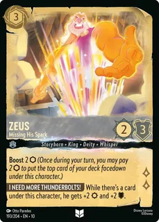 Zeus - Missing His Spark 193/204/204