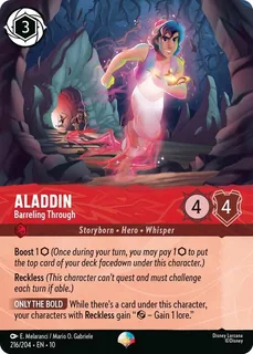Aladdin - Barreling Through 216/204/204