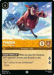Pumbaa - Winter Warthog 4/204/204
