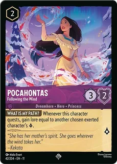 Pocahontas - Following the Wind 42/204/204