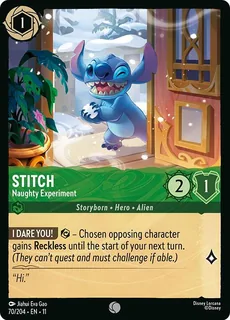 Stitch - Naughty Experiment 70/204/204