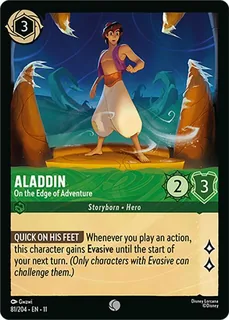 Aladdin - On the Edge of Adventure 81/204/204