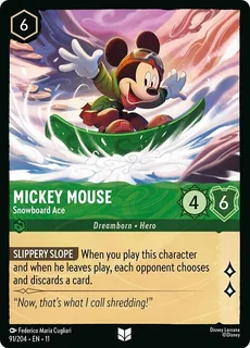 Mickey Mouse - Snowboard Ace 91/204/204