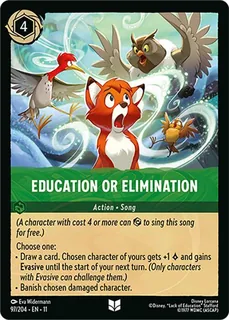 Education or Elimination 97/204/204