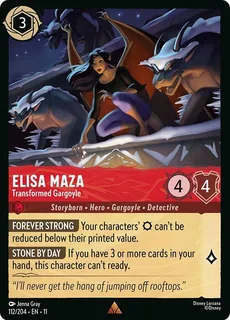 Elisa Maza - Transformed Gargoyle 112/204/204