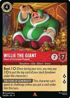 Willie the Giant - Ghost of Christmas Present 126/204/204