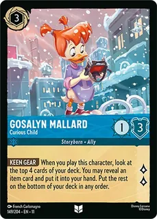 Gosalyn Mallard - Curious Child 149/204/204