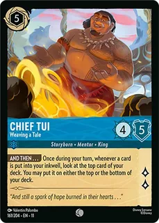 Chief Tui - Weaving a Tale 161/204/204