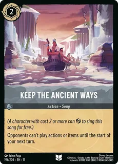 Keep the Ancient Ways 196/204/204