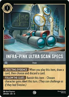 Infra-Pink Ultra Scan Specs 201/204/204