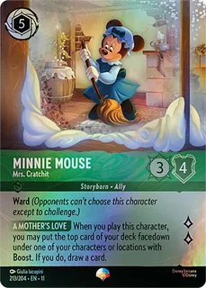 Minnie Mouse - Mrs. Cratchit 213/204/204
