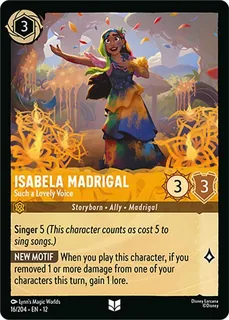 Isabela Madrigal - Such a Lovely Voice 16/204/204