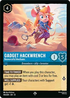 Gadget Hackwrench - Resourceful Mechanic 145/204/204