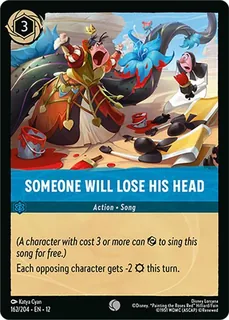 Someone Will Lose His Head 162/204/204