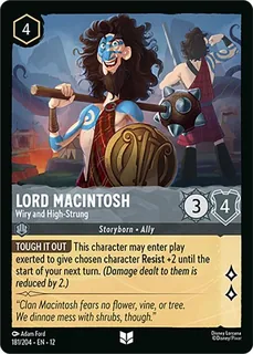Lord Macintosh - Wiry and High-Strung 181/204/204