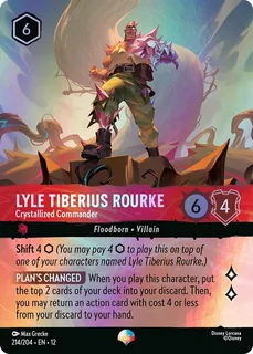 Lyle Tiberius Rourke - Crystallized Commander 214/204/204