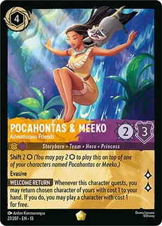 Pocahontas & Meeko - Adventurous Friends 27/207/207