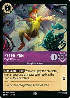 Peter Pan - Playful Prankster 58/207/207