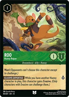 Roo - Hunny Rogue 83/207/207