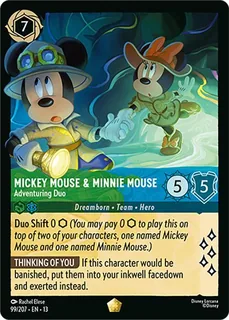 Mickey Mouse & Minnie Mouse - Adventuring Duo 99/207/207
