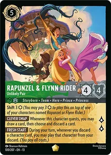 Rapunzel & Flynn Rider - Unlikely Pair 100/207/207