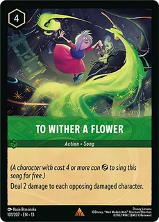 To Wither a Flower 101/207/207