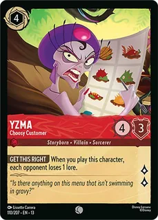Yzma - Choosy Customer 110/207/207