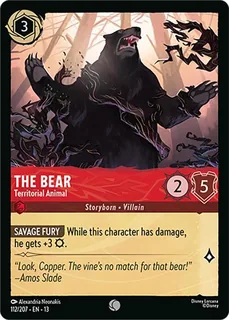 The Bear - Territorial Animal 112/207/207